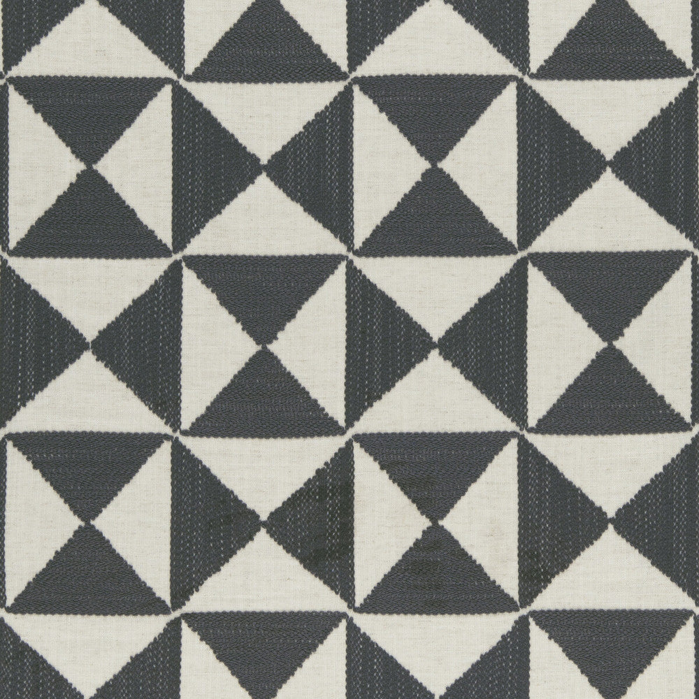 Adisa Charcoal by Clarke And Clarke Designer Fabric CLARKE & CLARKE AMARA VISCOSE - 70%;LINEN - 30% India - Horizontal: 8.86 and Vertical: 9.25 55 - Swanky Fabrics -