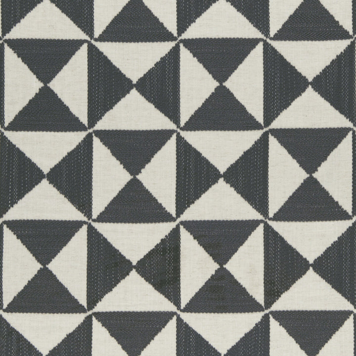 Adisa Charcoal by Clarke And Clarke Designer Fabric CLARKE & CLARKE AMARA VISCOSE - 70%;LINEN - 30% India - Horizontal: 8.86 and Vertical: 9.25 55 - Swanky Fabrics -