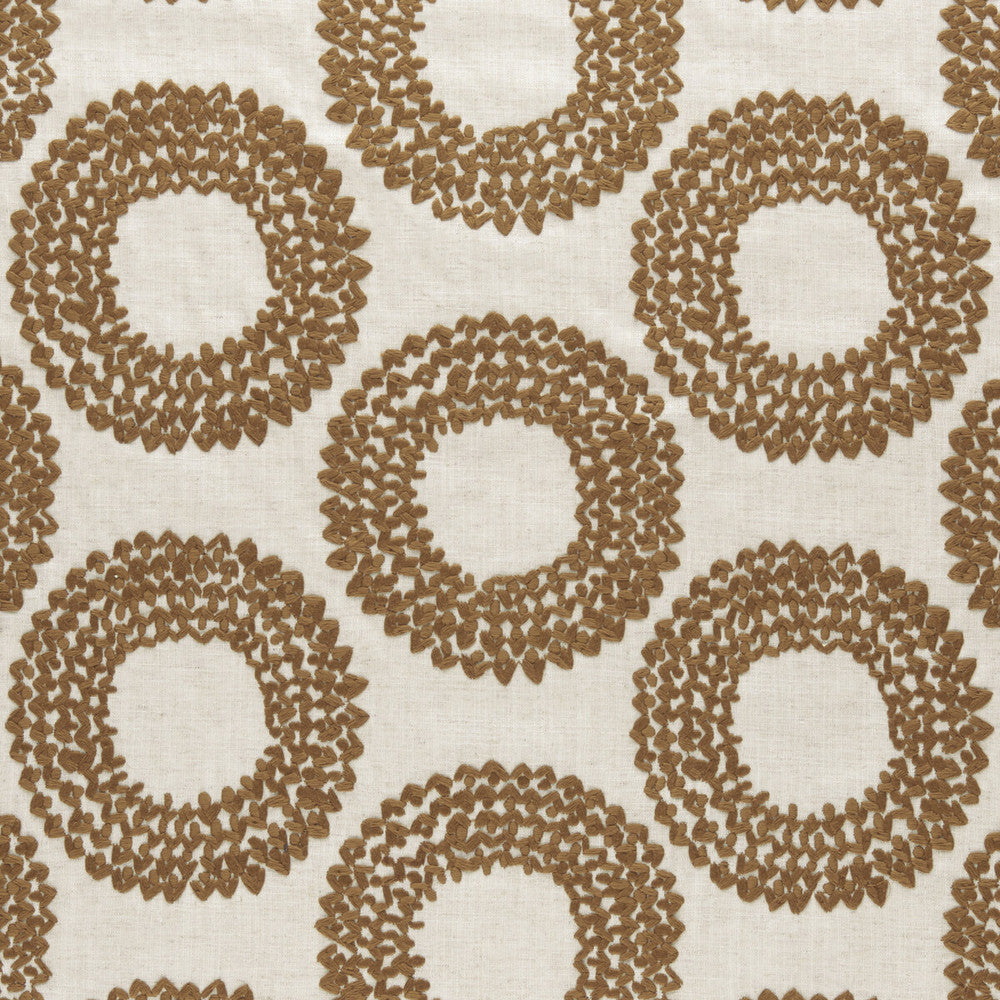 Dashiki Cinnamon by Clarke And Clarke Designer Fabric CLARKE & CLARKE AMARA COTTON - 100% India - Horizontal: 12.87 and Vertical: 9.21 55 - Swanky Fabrics -