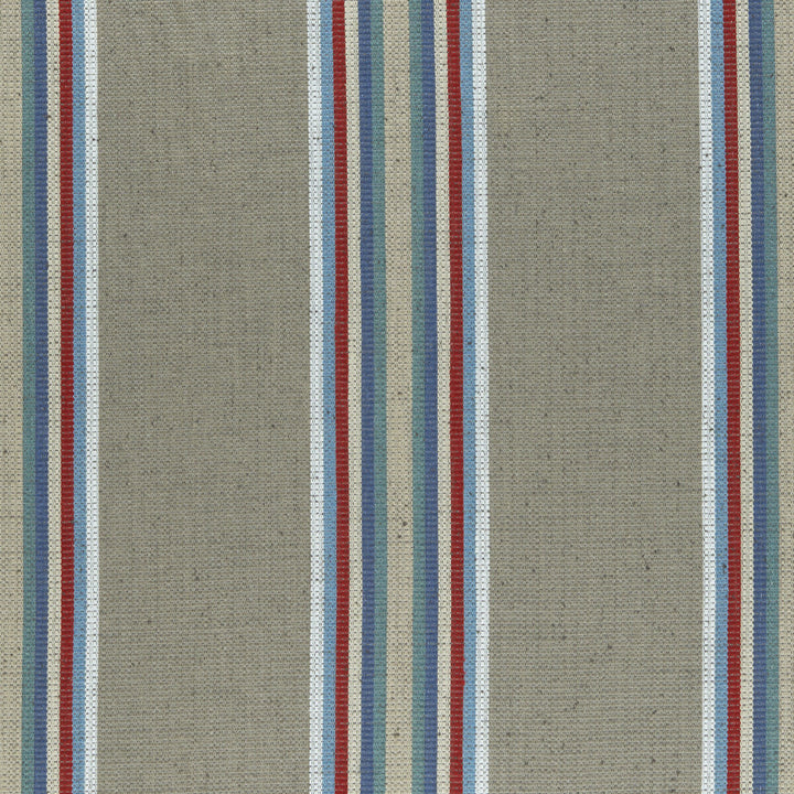 Imani Indigo/Red by Clarke And Clarke Designer Fabric CLARKE & CLARKE AMARA VISCOSE - 47%;COTTON - 24%;LINEN - 20%;POLYESTER - 8% India MEDIUM Horizontal: 10.91 and Vertical: 0.16 55 - Swanky Fabrics -