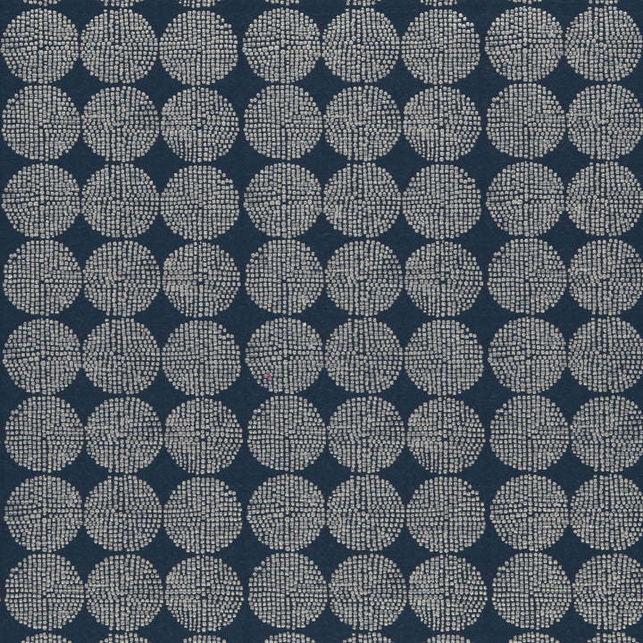 Kiko Indigo by Clarke And Clarke Designer Fabric CLARKE & CLARKE AMARA VISCOSE - 63%;COTTON - 24%;POLYESTER - 13% India - Horizontal: 7.05 and Vertical: 4.41 55 - Swanky Fabrics -