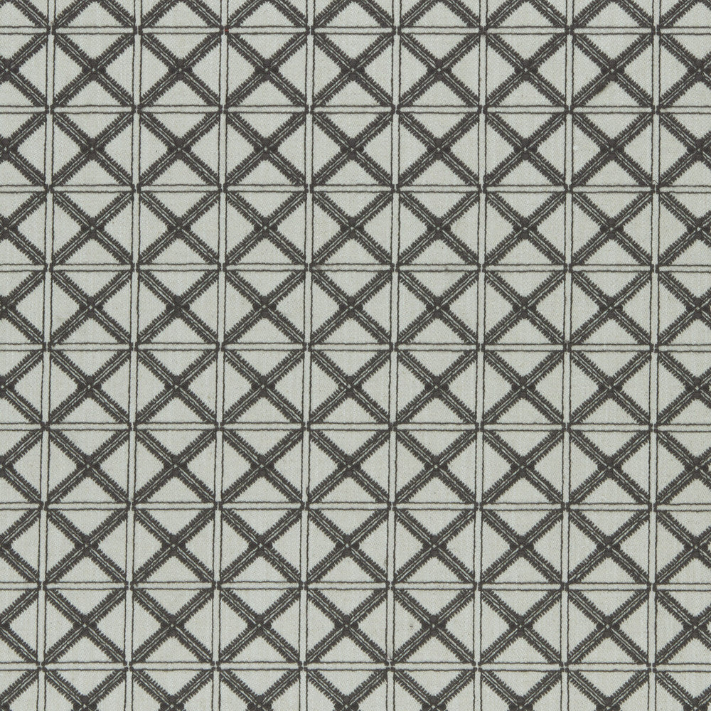 Makenzi Charcoal by Clarke And Clarke Designer Fabric CLARKE & CLARKE AMARA COTTON - 25%;LINEN - 25%;POLYESTER - 25%;VISCOSE - 25% India Horizontal: 2.24 and Vertical: 2.09 55 - Swanky Fabrics -