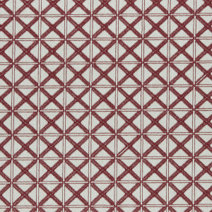 Makenzi Red by Clarke And Clarke Designer Fabric