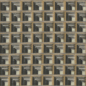 Oni Charcoal/Cinnamon by Clarke And Clarke Designer Fabric