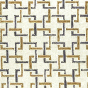 Sekai Charcoal/Cinnamon by Clarke And Clarke Designer Fabric