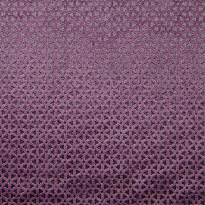 Loreto Aubergine by Clarke And Clarke Designer Fabric CLARKE & CLARKE LUSTRO POLYESTER - 100% China HEAVY Horizontal: 0.79 and Vertical: 0.39 55 - Swanky Fabrics -