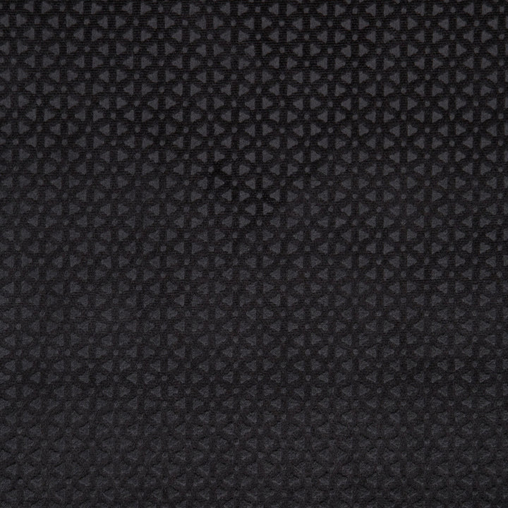 Loreto Jet by Clarke And Clarke Designer Fabric CLARKE & CLARKE LUSTRO POLYESTER - 100% China HEAVY Horizontal: 0.79 and Vertical: 0.39 55 - Swanky Fabrics -