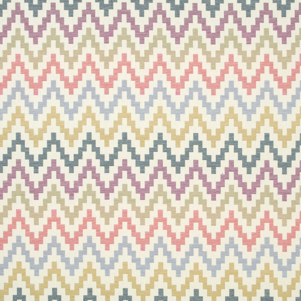 Klaudia Indigo/Cranberry by Clarke And Clarke Designer Fabric CLARKE & CLARKE WILDERNESS POLYESTER - 75%;COTTON - 25% India - Horizontal: 3.35 and Vertical: 14.57 51 - Swanky Fabrics -