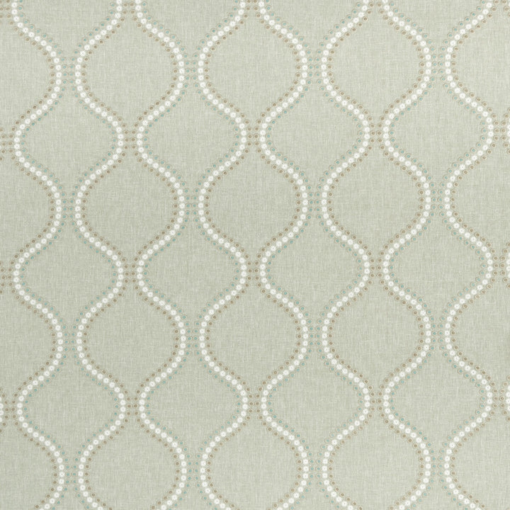 Layton Duckegg by Clarke And Clarke Designer Fabric CLARKE & CLARKE HALCYON POLYESTER - 52%;COTTON - 48% India - Horizontal: 8.5 and Vertical: 9.45 54 - Swanky Fabrics -