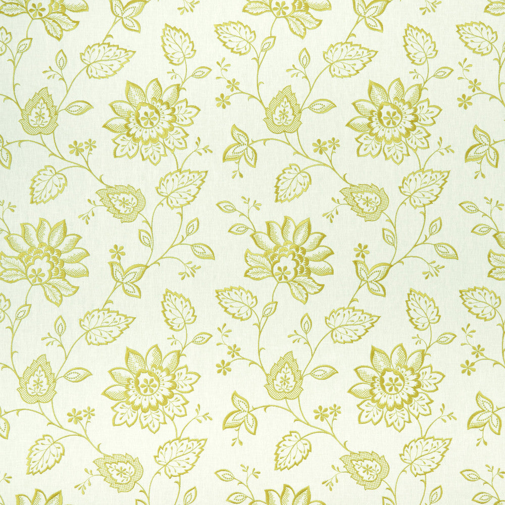 Liliana Apple by Clarke And Clarke Designer Fabric CLARKE & CLARKE HALCYON POLYESTER - 52%;COTTON - 48% India Horizontal: 17.05 and Vertical: 18.9 54 - Swanky Fabrics -