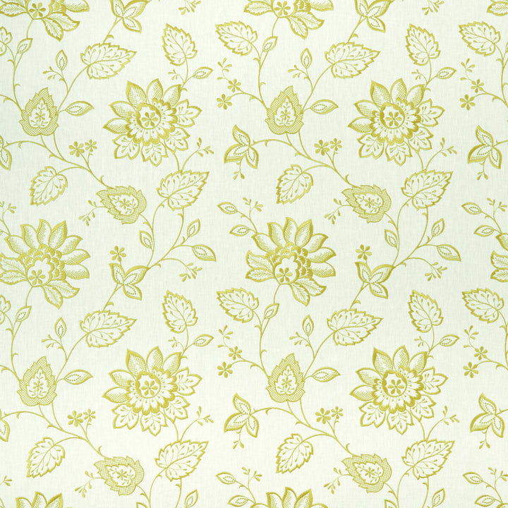 Liliana Apple by Clarke And Clarke Designer Fabric CLARKE & CLARKE HALCYON POLYESTER - 52%;COTTON - 48% India Horizontal: 17.05 and Vertical: 18.9 54 - Swanky Fabrics -