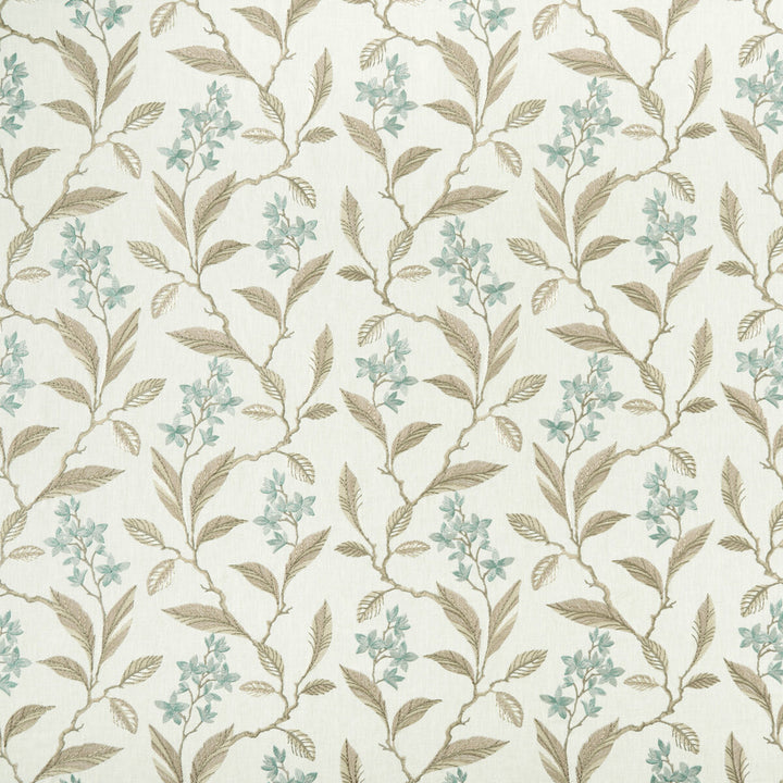 Melrose Duckegg by Clarke And Clarke Fabric Clarke And Clarke Fabric Melrose DuckeggFabric CLARKE & CLARKE HALCYON POLYESTER - 52%;COTTON - 48% India </p><p>Repeat: H: 17.32, V: 12.8 54 - Fabric Carolina -
