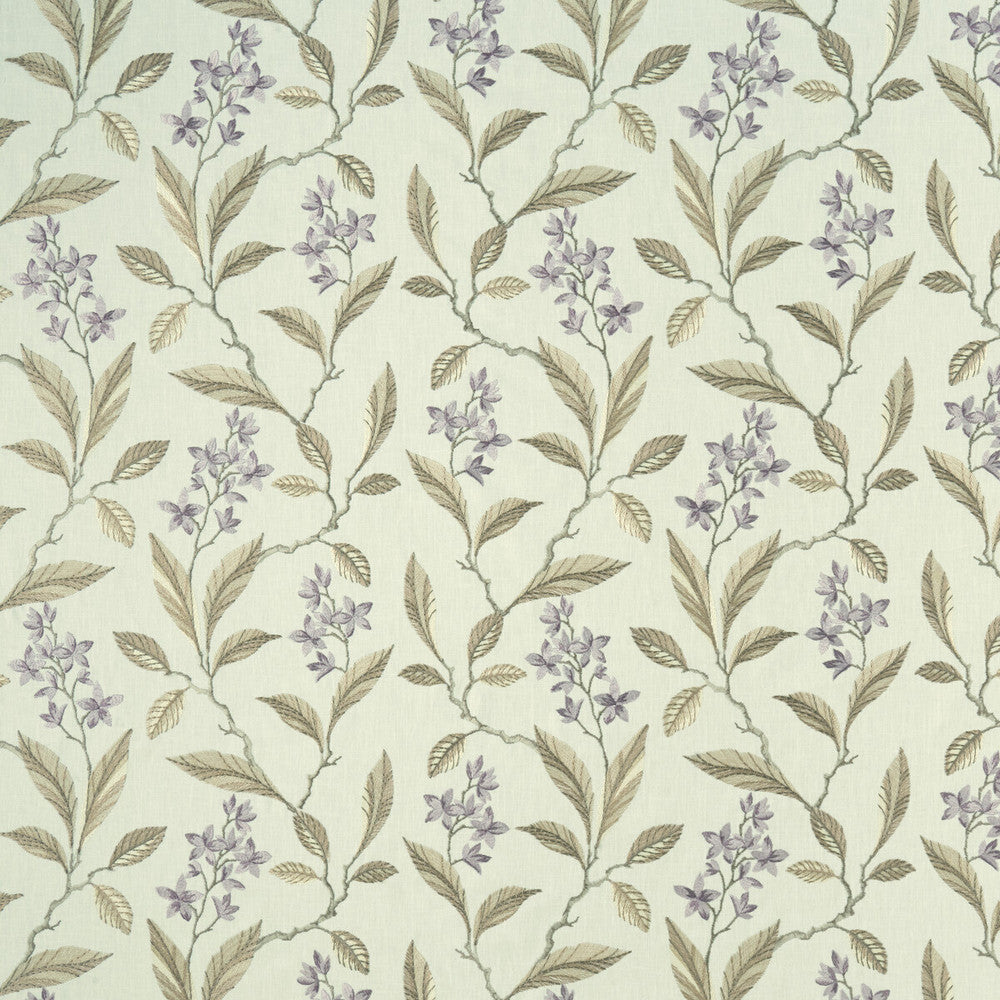 Melrose Heather by Clarke And Clarke Designer Fabric CLARKE & CLARKE HALCYON POLYESTER - 52%;COTTON - 48% India Horizontal: 17.32 and Vertical: 12.8 54 - Swanky Fabrics -