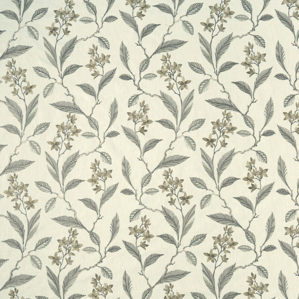 Melrose Natural by Clarke And Clarke Designer Fabric CLARKE & CLARKE HALCYON POLYESTER - 52%;COTTON - 48% India Horizontal: 17.32 and Vertical: 12.8 54 - Swanky Fabrics -