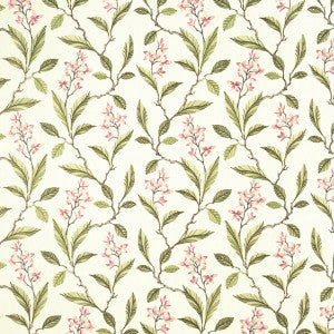 Melrose Pink/Apple by Clarke And Clarke Designer Fabric