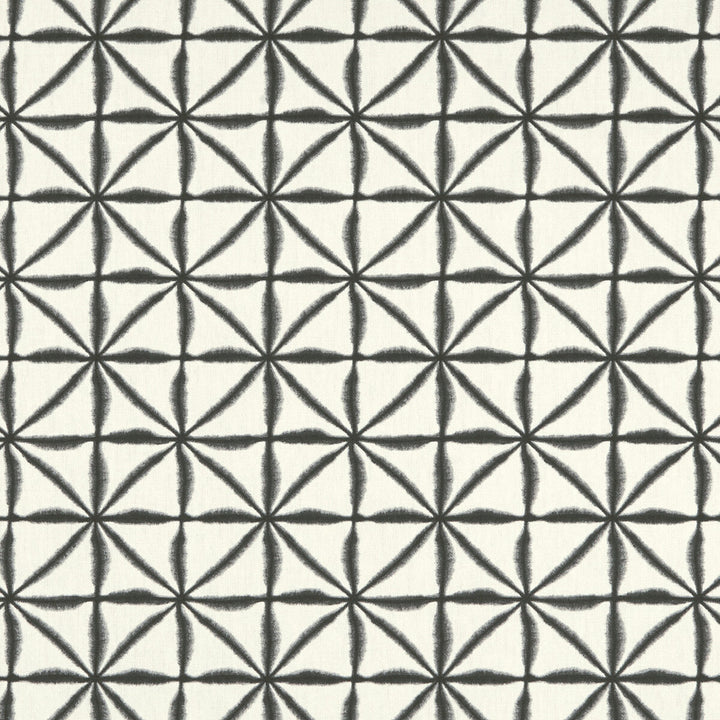 Nusa Charcoal by Clarke And Clarke Designer Fabric CLARKE & CLARKE BATIK COTTON - 100% United Kingdom MEDIUM Horizontal: 4.49 and Vertical: 4.17 54 - Swanky Fabrics -
