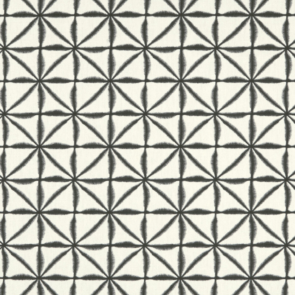 Nusa Charcoal by Clarke And Clarke Designer Fabric CLARKE & CLARKE BATIK COTTON - 100% United Kingdom MEDIUM Horizontal: 4.49 and Vertical: 4.17 54 - Swanky Fabrics -