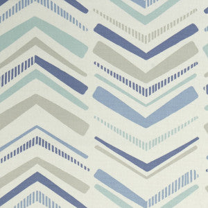 Chevron Denim by Clarke And Clarke Designer Fabric