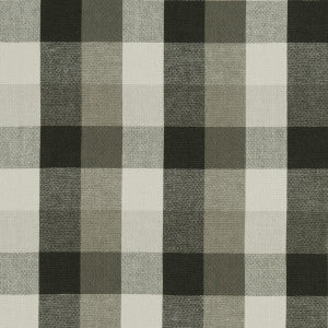 Austin Check Charcoal by Clarke And Clarke Designer Fabric