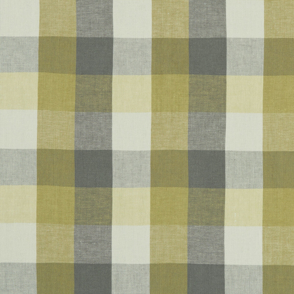 Austin Check Citron/Natural by Clarke And Clarke Fabric Clarke And Clarke Fabric Austin Check Citron/NaturalFabric CLARKE & CLARKE CASTLE GARDEN LINEN - 100% Turkey </p><p>Repeat: H: 6.89, V: 7.68 53 - Fabric Carolina -