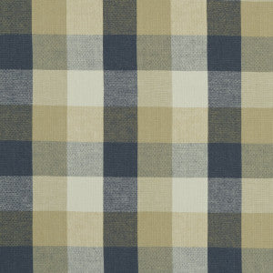 Austin Check Midnight by Clarke And Clarke Designer Fabric