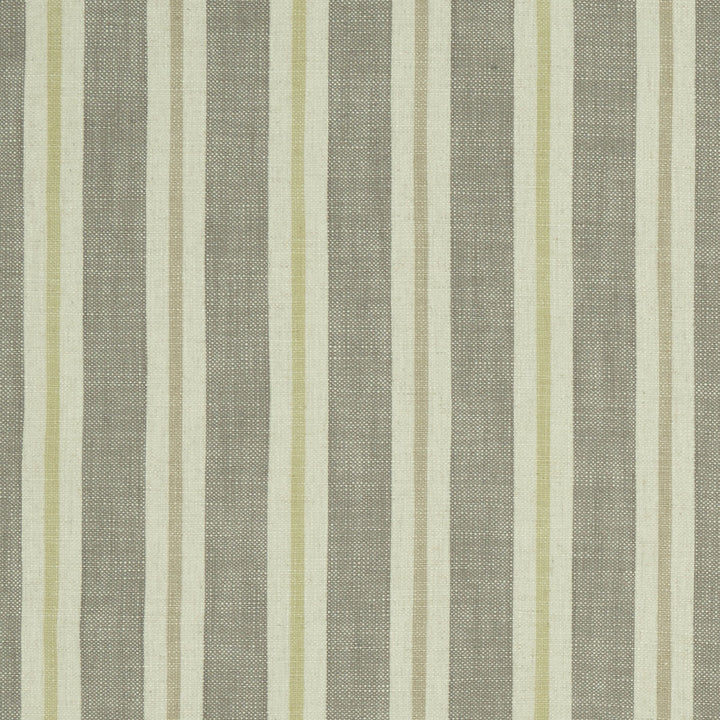 Sackville Stripe Citron/Natural by Clarke And Clarke Designer Fabric CLARKE & CLARKE CASTLE GARDEN VISCOSE - 80%;LINEN - 20% Turkey HEAVY Horizontal: 4.33 and Vertical: 0 54 - Swanky Fabrics -
