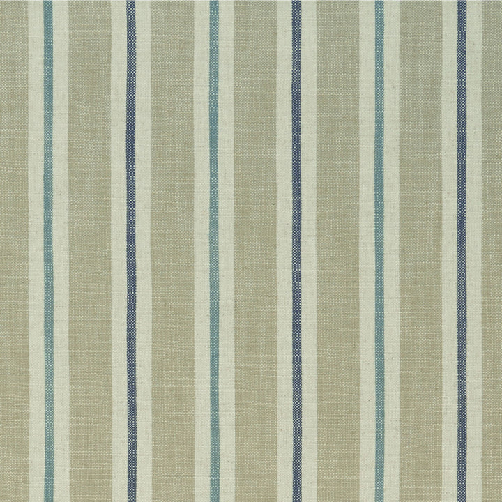 Sackville Stripe Eau De Nil/Linen by Clarke And Clarke Designer Fabric CLARKE & CLARKE CASTLE GARDEN VISCOSE - 80%;LINEN - 20% Turkey HEAVY Horizontal: 4.33 and Vertical: 0 54 - Swanky Fabrics -