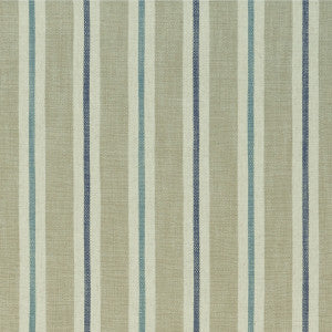 Sackville Stripe Eau De Nil/Linen by Clarke And Clarke Designer Fabric