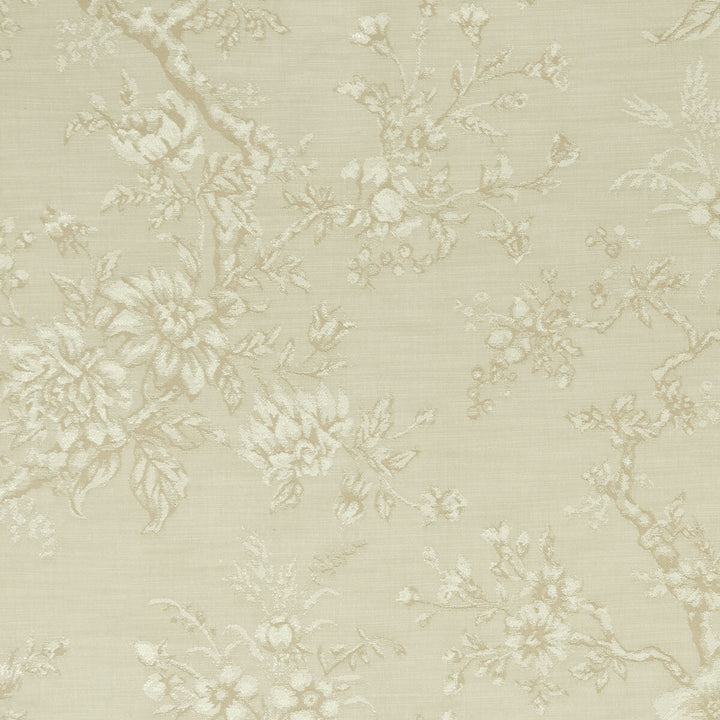 Simone Natural by Clarke And Clarke Designer Fabric CLARKE & CLARKE CASTLE GARDEN VISCOSE - 51%;COTTON - 36%;LINEN - 13% Turkey MEDIUM Horizontal: 27.56 and Vertical: 28.74 54 - Swanky Fabrics -