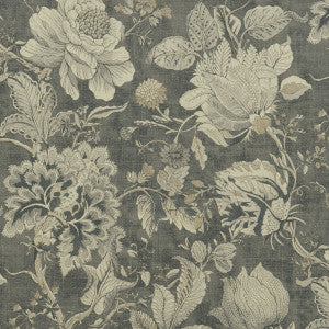 Sissinghurst Charcoal by Clarke And Clarke Designer Fabric