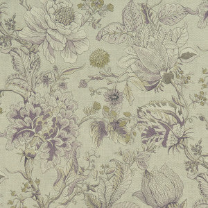 Sissinghurst Heather/Olive by Clarke And Clarke Designer Fabric