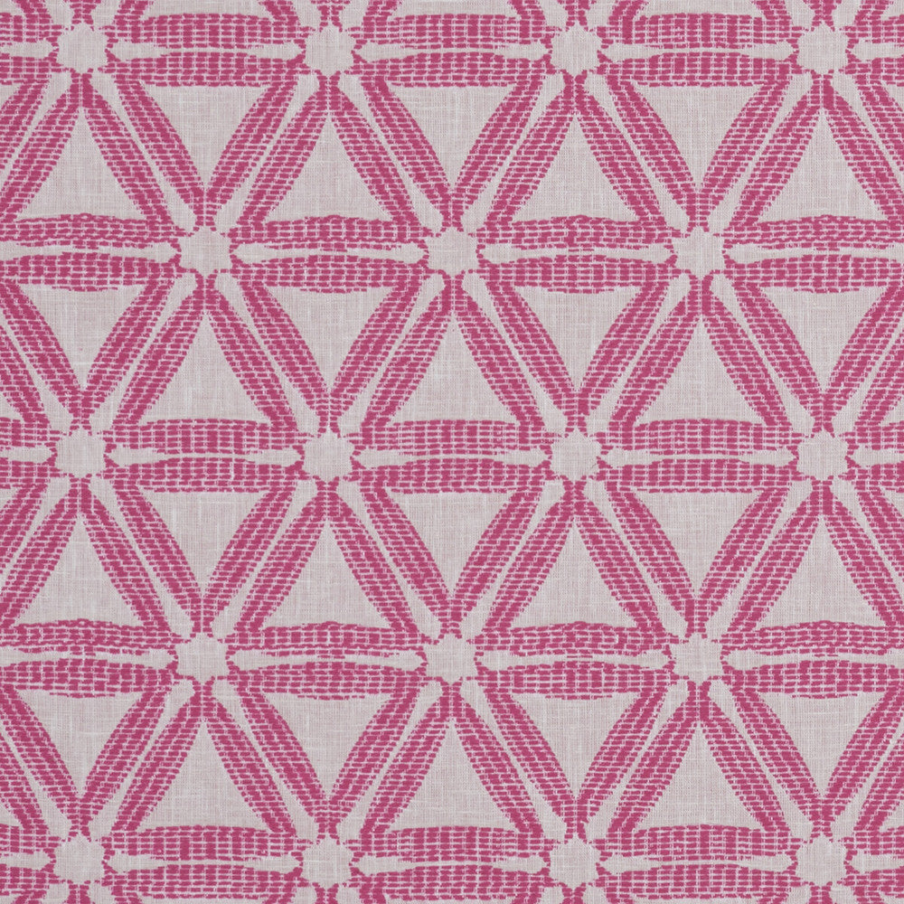 Delta Raspberry by Clarke And Clarke Designer Fabric CLARKE & CLARKE DELTA COTTON - 67%;POLYESTER - 33% India Horizontal: 4.33 and Vertical: 7.48 54 - Swanky Fabrics -