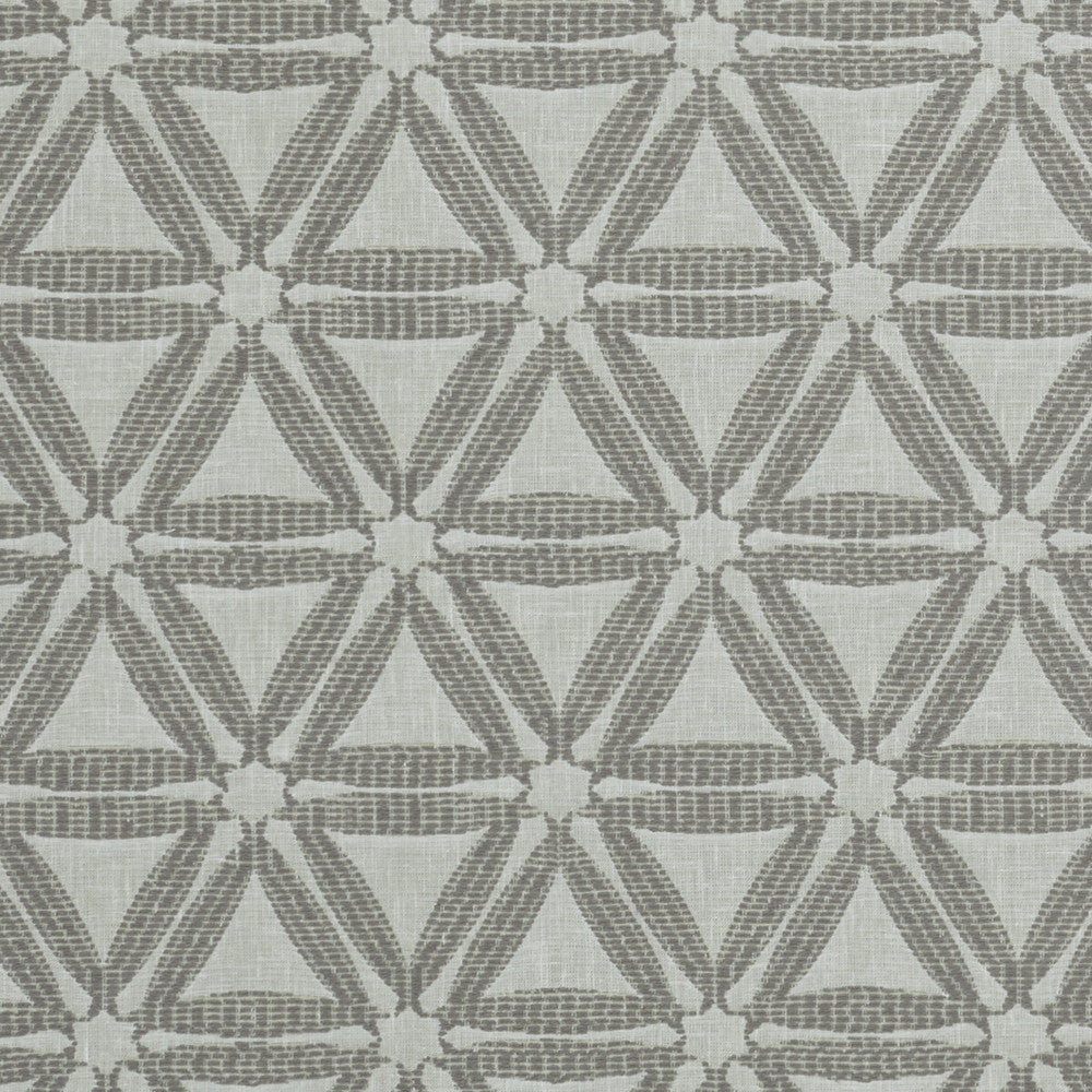 Delta Smoke by Clarke And Clarke Designer Fabric CLARKE & CLARKE DELTA COTTON - 67%;POLYESTER - 33% India - Horizontal: 4.33 and Vertical: 7.48 54 - Swanky Fabrics -