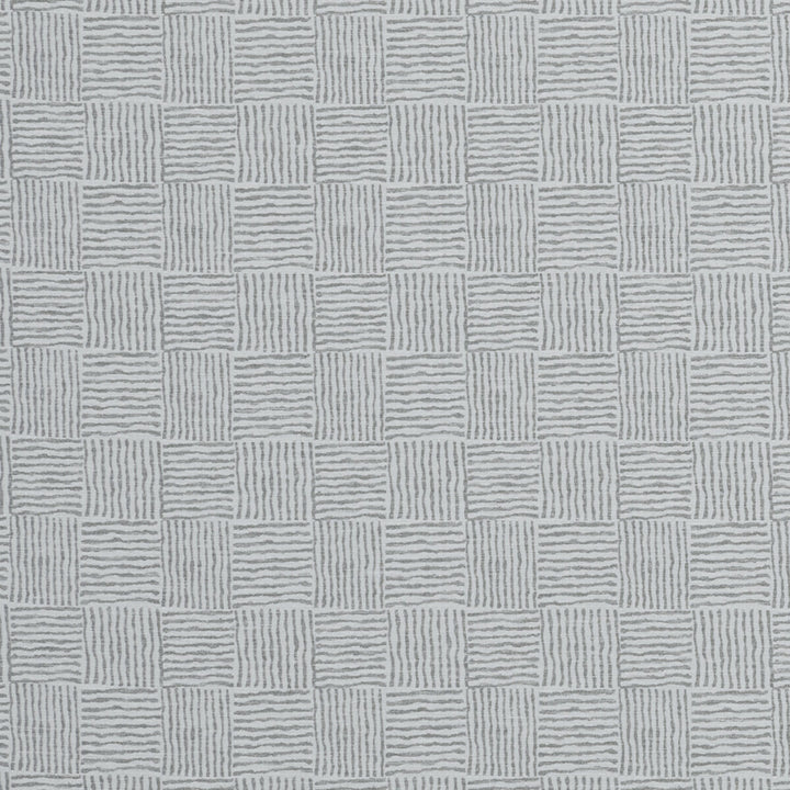 Bloc Silver by Clarke And Clarke Designer Fabric CLARKE & CLARKE ORGANICS POLYESTER - 72%;COTTON - 28% India - Horizontal: 3.39 and Vertical: 3.58 54 - Swanky Fabrics -