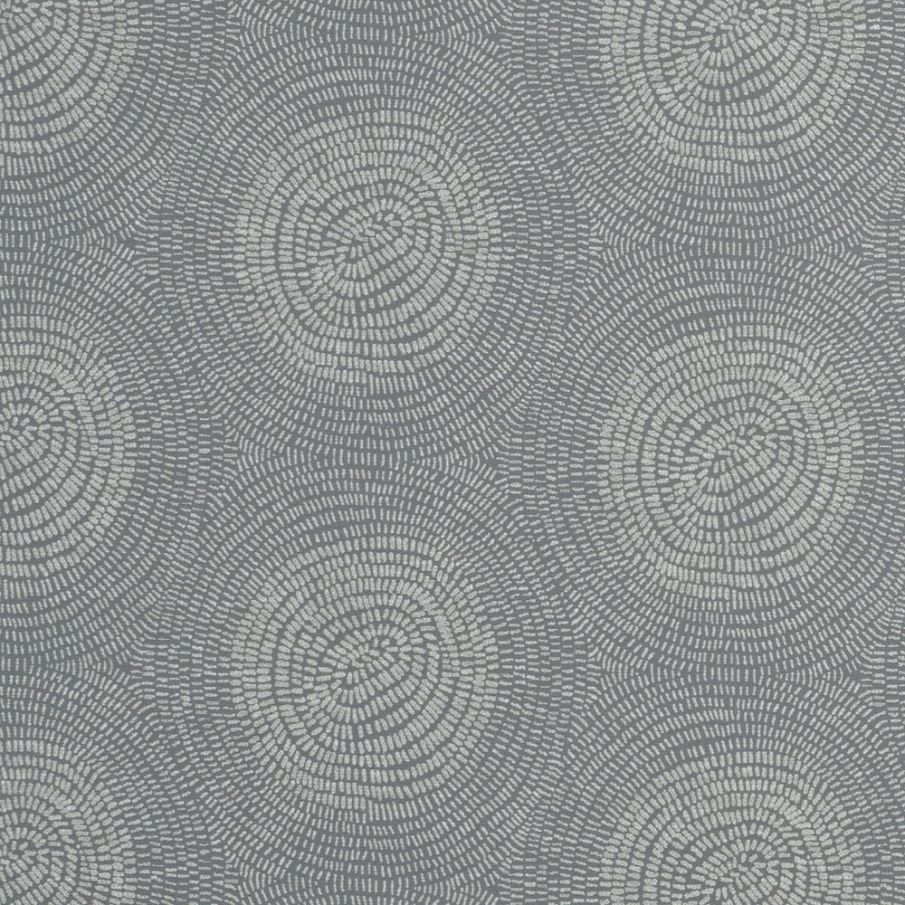 Logs Pewter by Clarke And Clarke Designer Fabric CLARKE & CLARKE ORGANICS POLYESTER - 72%;COTTON - 28% India - Horizontal: 13.58 and Vertical: 7.48 54 - Swanky Fabrics -