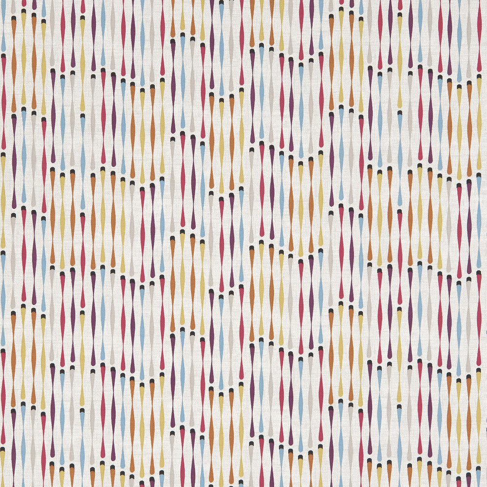 Cassandra Summer by Clarke And Clarke Designer Fabric CLARKE & CLARKE OCTAVIA COTTON - 100% Turkey MEDIUM Horizontal: 13.5 and Vertical: 12.6 54 - Swanky Fabrics -