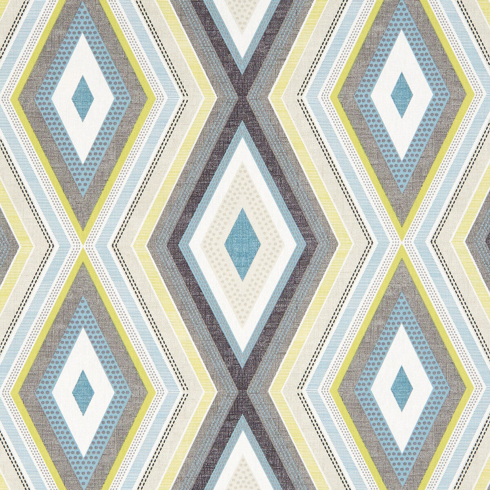 Terrazzo Charcoal/Chartreuse by Clarke And Clarke Fabric Clarke And Clarke Fabric Terrazzo Charcoal/ChartreuseFabric CLARKE & CLARKE OCTAVIA COTTON - 100% Turkey </p><p>Repeat: H: 13.5, V: 12.6 54 - Fabric Carolina -