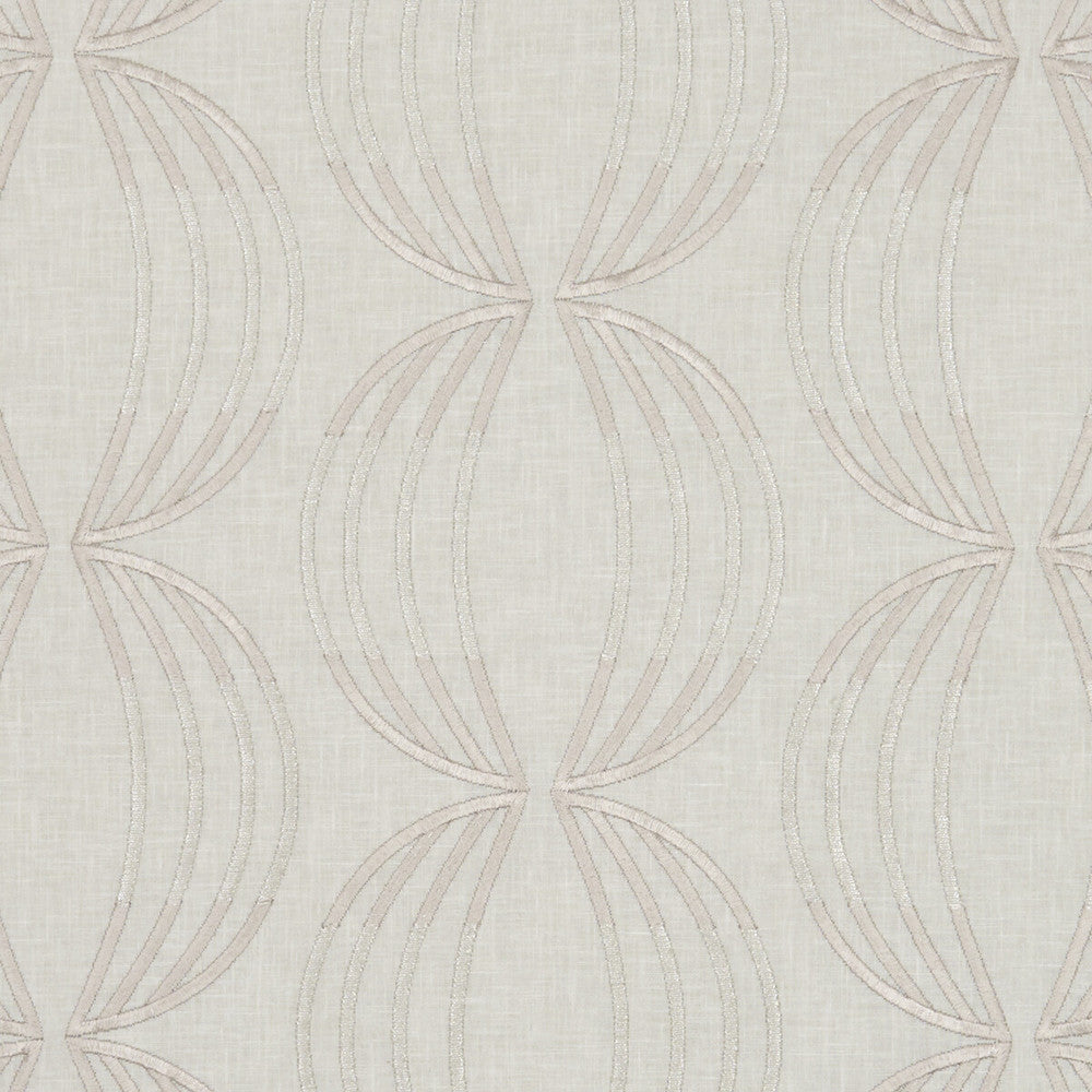 Carraway Champagne by Clarke And Clarke Designer Fabric CLARKE & CLARKE LUSSO POLYESTER - 52%;COTTON - 48% India - Horizontal: 12.68 and Vertical: 6.3 54 - Swanky Fabrics -