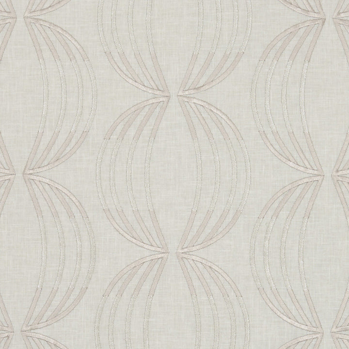 Carraway Champagne by Clarke And Clarke Designer Fabric CLARKE & CLARKE LUSSO POLYESTER - 52%;COTTON - 48% India Horizontal: 12.68 and Vertical: 6.3 54 - Swanky Fabrics -