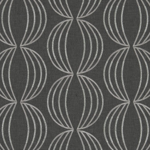 Carraway Charcoal by Clarke And Clarke Designer Fabric