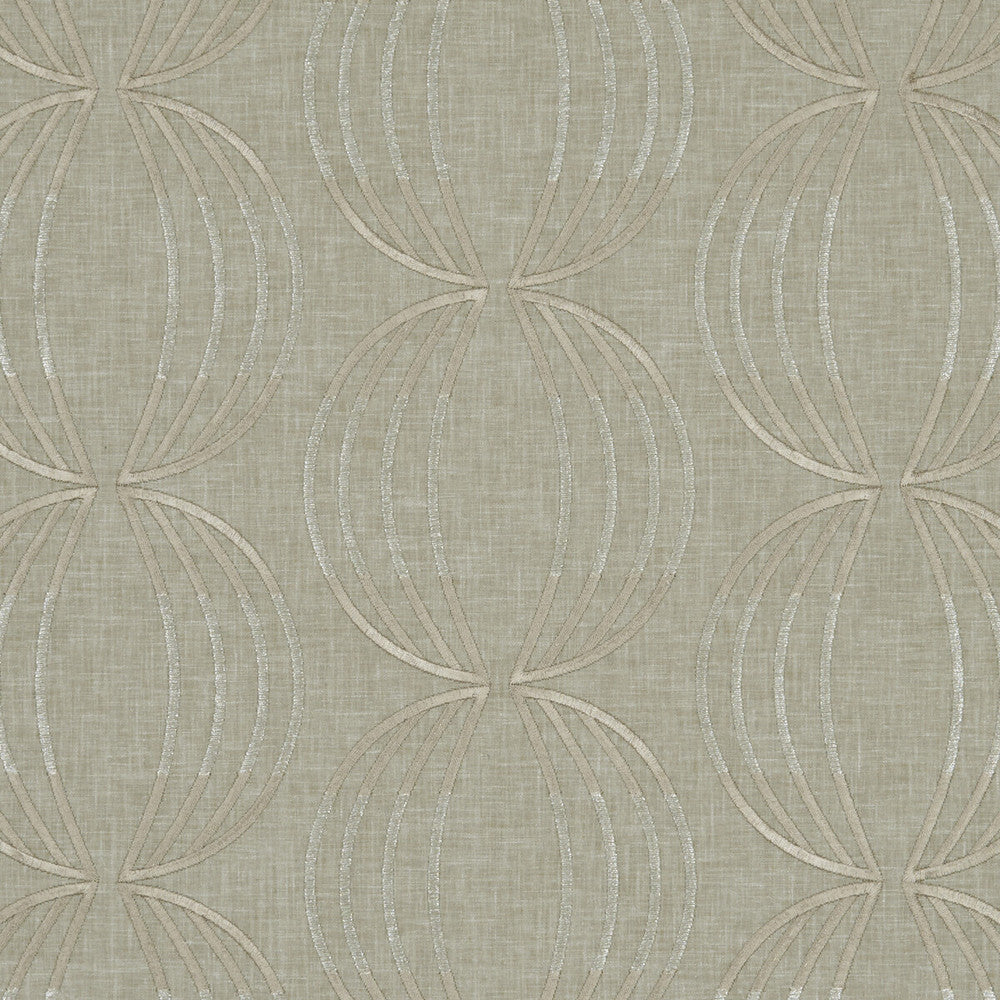 Carraway Linen by Clarke And Clarke Designer Fabric CLARKE & CLARKE LUSSO POLYESTER - 52%;COTTON - 48% India - Horizontal: 12.68 and Vertical: 6.3 54 - Swanky Fabrics -