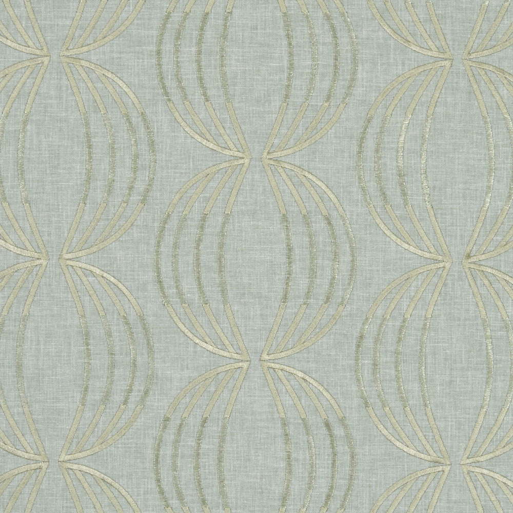 Carraway Mineral by Clarke And Clarke Designer Fabric CLARKE & CLARKE LUSSO POLYESTER - 52%;COTTON - 48% India Horizontal: 12.68 and Vertical: 6.3 54 - Swanky Fabrics -