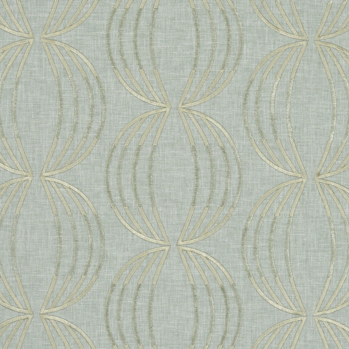 Carraway Mineral by Clarke And Clarke Designer Fabric CLARKE & CLARKE LUSSO POLYESTER - 52%;COTTON - 48% India Horizontal: 12.68 and Vertical: 6.3 54 - Swanky Fabrics -
