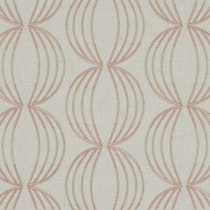 Carraway Rose Gold by Clarke And Clarke Designer Fabric