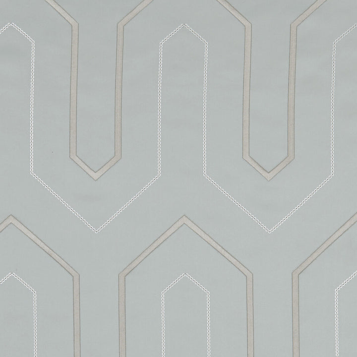 Gatsby Mineral by Clarke And Clarke Designer Fabric CLARKE & CLARKE LUSSO POLYESTER - 100% India - Horizontal: 6.42 and Vertical: 9.25 54 - Swanky Fabrics -