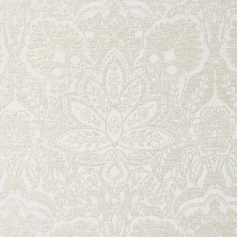 Waldorf Ivory by Clarke And Clarke Designer Fabric CLARKE & CLARKE LUSSO POLYESTER - 100% India HEAVY Horizontal: 13.58 and Vertical: 26.57 54 - Swanky Fabrics -