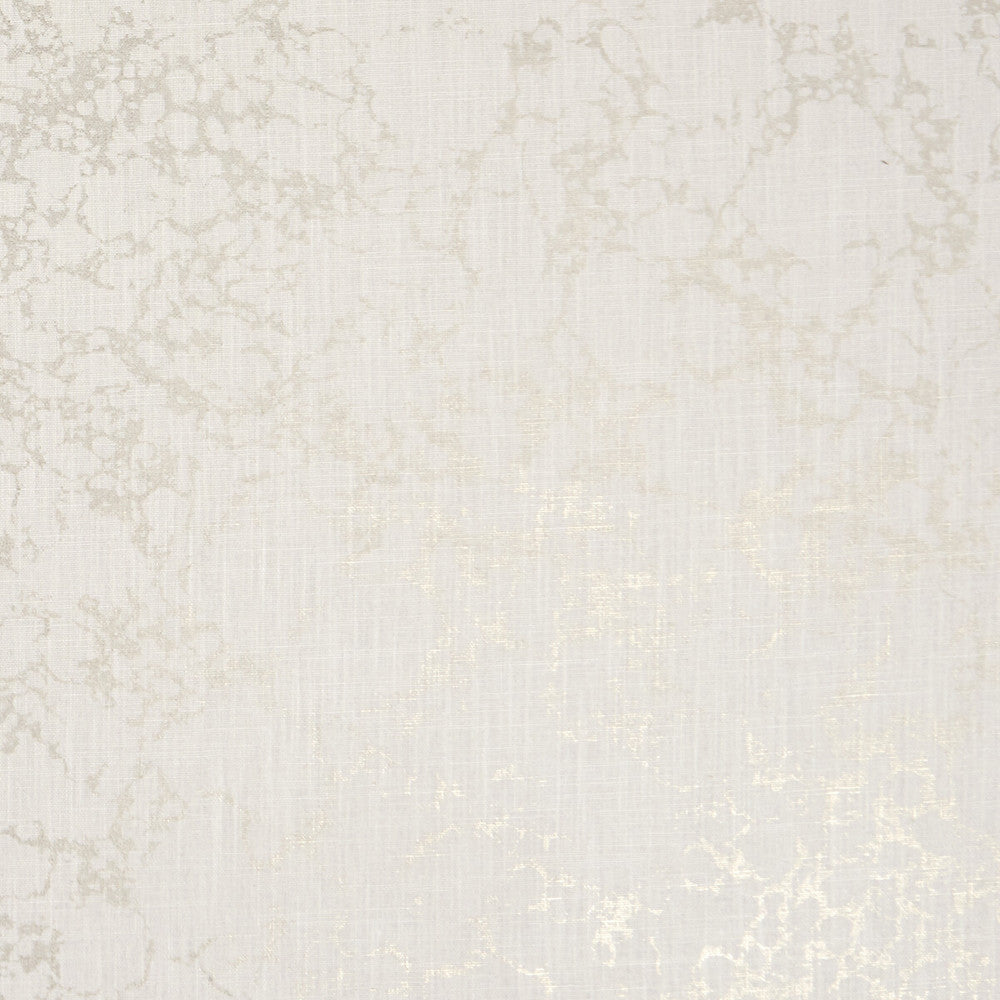 Pietra Ivory/Gold by Clarke And Clarke Designer Fabric CLARKE & CLARKE BOTANICA VISCOSE - 75%;LINEN - 25% India - Horizontal: 0 and Vertical: 19.88 54 - Swanky Fabrics -
