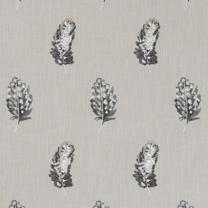 Plumis Charcoal/Linen by Clarke And Clarke Fabric Clarke And Clarke Fabric Plumis Charcoal/LinenFabric CLARKE & CLARKE BOTANICA VISCOSE - 100% India </p><p>Repeat: H: 6.3, V: 9.06 54 - Fabric Carolina -