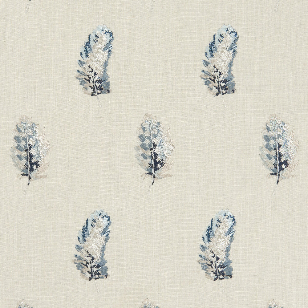 Plumis Mineral/Linen by Clarke And Clarke Designer Fabric CLARKE & CLARKE BOTANICA VISCOSE - 100% India Horizontal: 6.3 and Vertical: 9.06 54 - Swanky Fabrics -