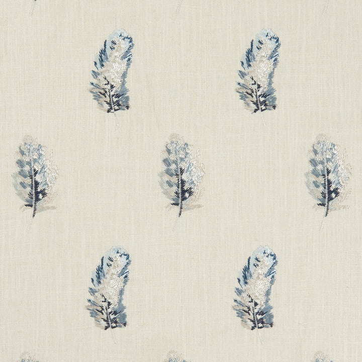 Plumis Mineral/Linen by Clarke And Clarke Designer Fabric CLARKE & CLARKE BOTANICA VISCOSE - 100% India - Horizontal: 6.3 and Vertical: 9.06 54 - Swanky Fabrics -